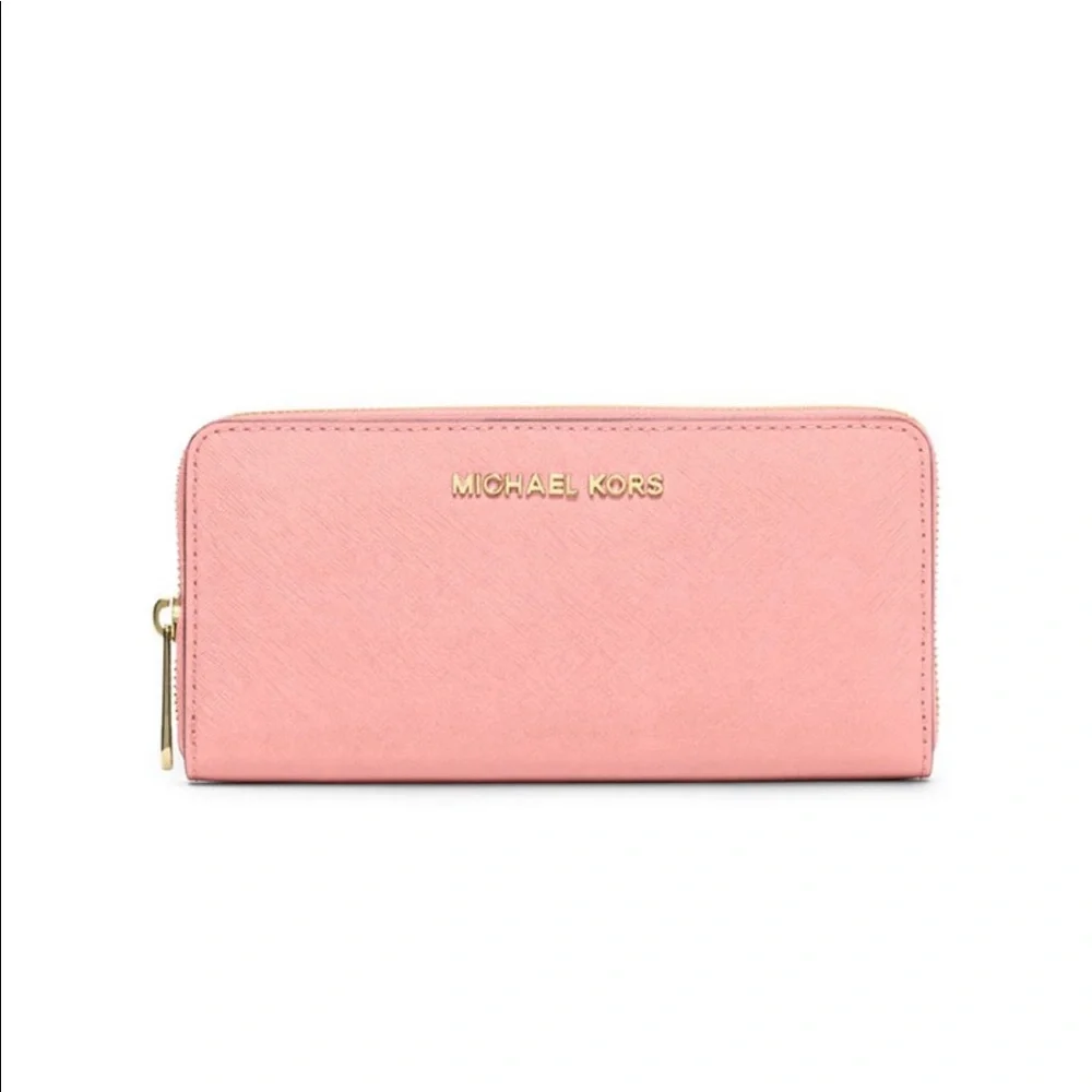 NWT MICHAEL  KORS  NEW pink beautiful Wallet - Picture 5 of 7